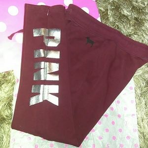 PRICE FIRM🍍PINK fleece lined leggings🍍
